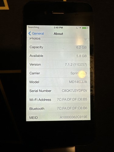 Iphone black sprint - iphone, 4